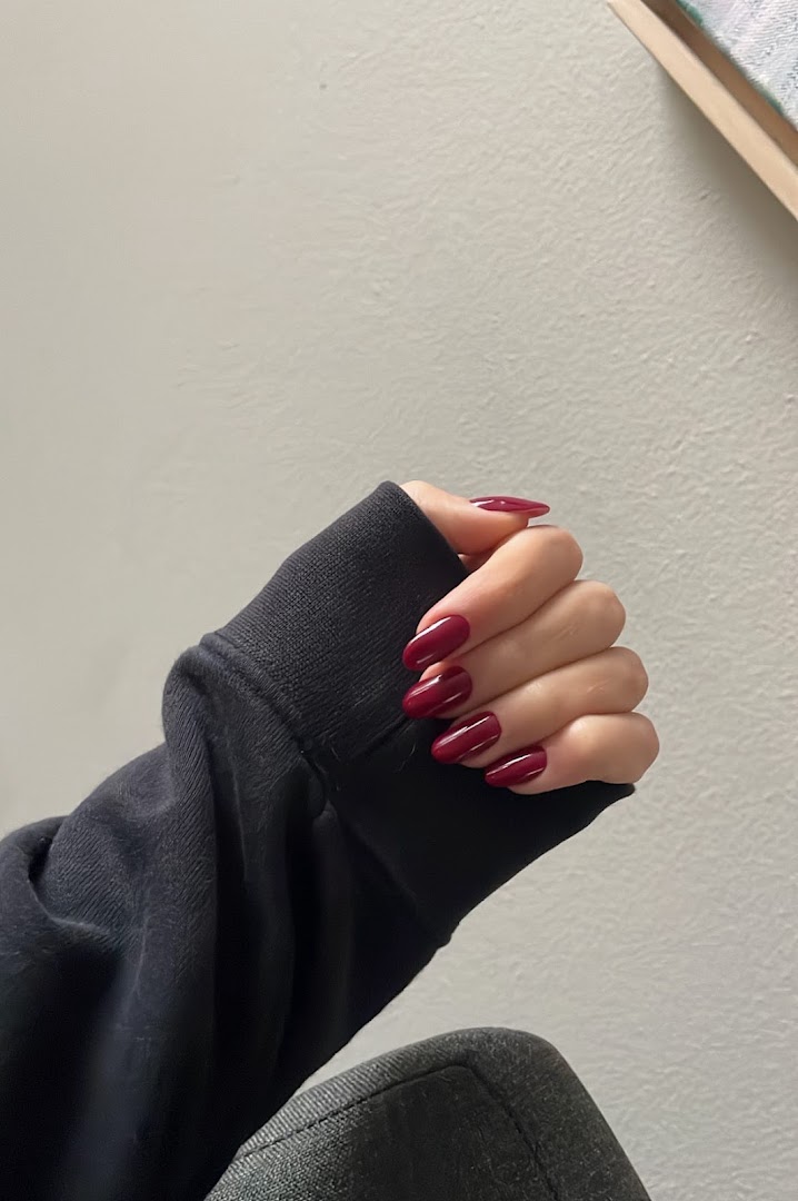 Diepe bordeaux gellak